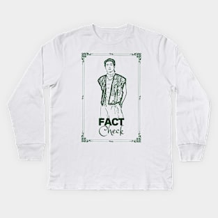 Fact Check Jaehyun NCT 127 Kids Long Sleeve T-Shirt